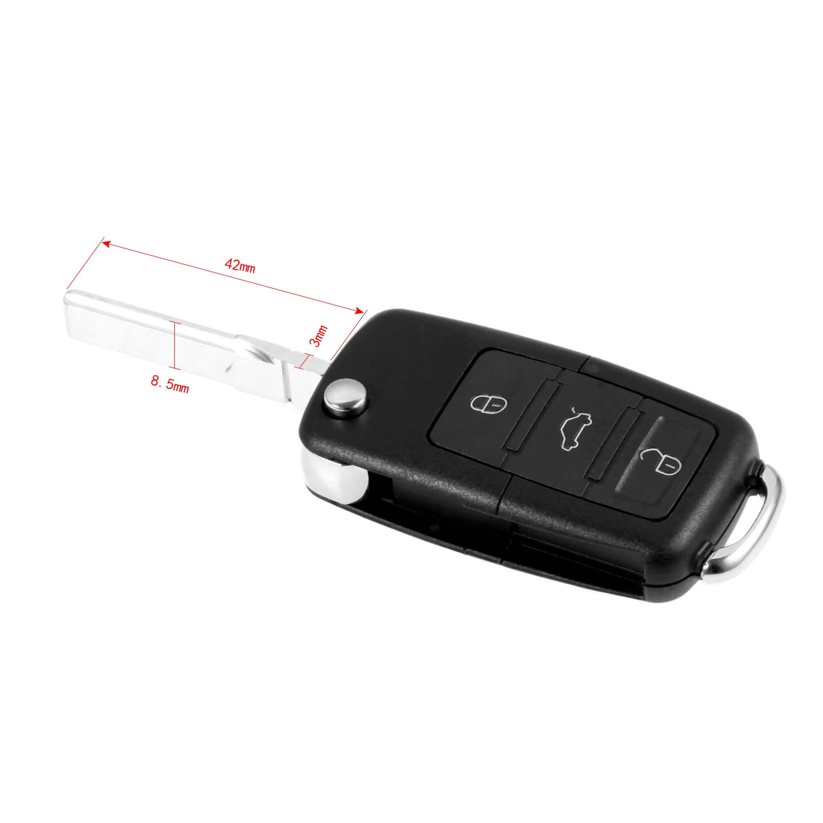 Yetaha 4 кнопки дистанционного ключа для Volkswagen Beetle Golf Jetta Passat 2002-2005 315 МГц замена без