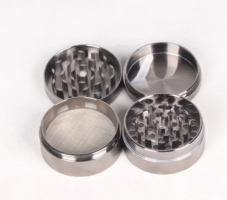 Chromium Crusher 5.5cm Herbal Herb Tobacco Spice Grinder Hand Muller 4 Parts Smoking Assistant Retail &ampWholesale Tool | Дом и сад