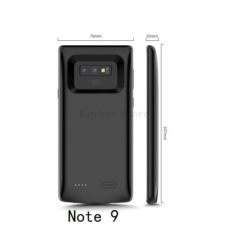 Силиконовый противоударный Батарея зарядный чехол для samsung Galaxy S9 S8 Plus Note 9 Note 8 Батарея Зарядное устройство Чехол Пакет Мощность банк чехол