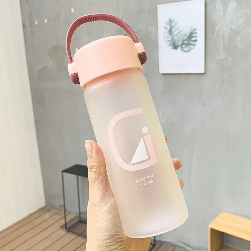 BearPaw бокал с высоким бором креативные бутылки для воды буквенным принтом сока чая