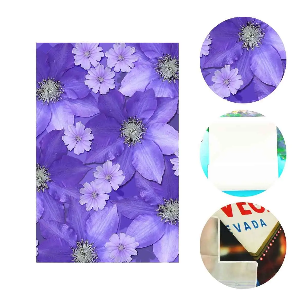 5x7ft Backdrop Ultra Violet Flower Wall Photography Background Pantone | Электроника