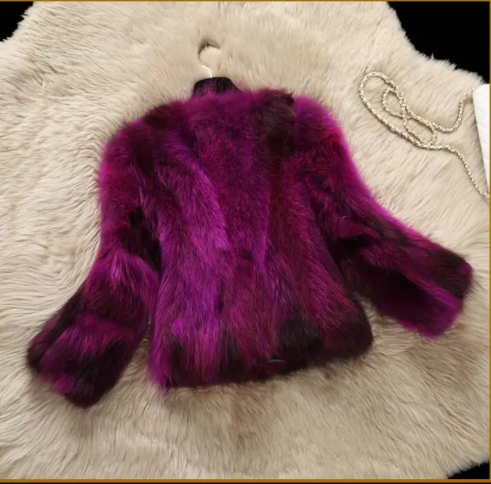 2021 New Arrival Real Raccoon Fur Coat 100% Natural True Fur Coat Women Fashion Fur Coat  Harppihop Fur