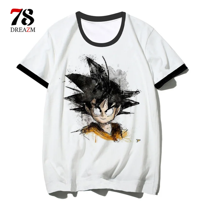 1243 Dragon Ball футболка гоку пара топ тройник вегета мужчины/женщины наруто лучший друг футболка Dragon Ball Z футболка dbz Son аниме - Цвет: 1243