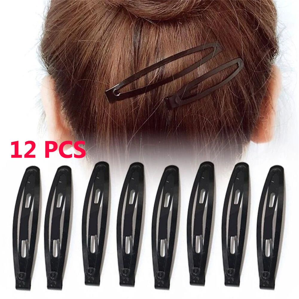 2 стиля простые черные заколки для волос девочек ободки женщин аксессуары 12 ⑤