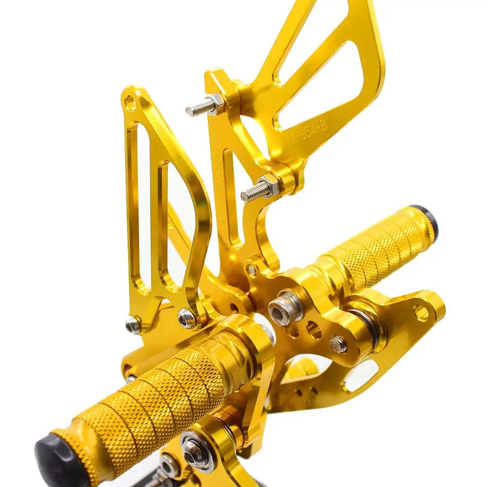 Для Honda CBR600RR CBR600 мотоцикл подножки ЧПУ Регулируемая Rearset подставки для ног CBR 600RR 600 Подножки педаль