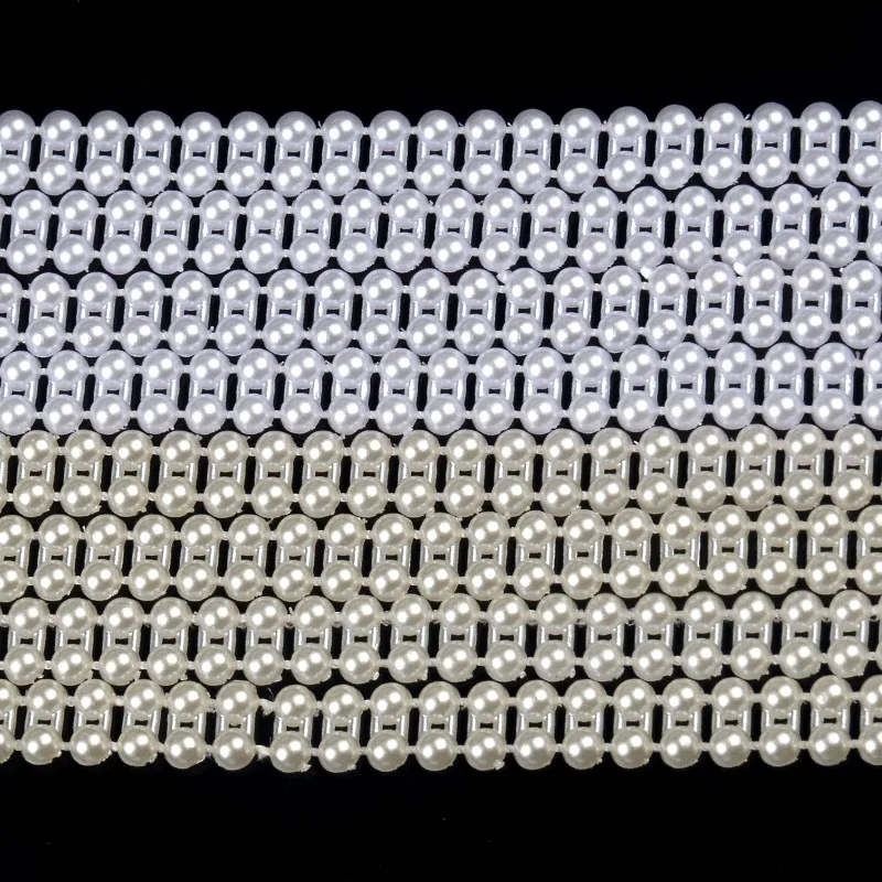 2 метра, белый двухрядный жемчуг, белый/цвет слоновой кости, хлопковая леска, фотогирлянда для цветов, украшение для свадебной вечеринки