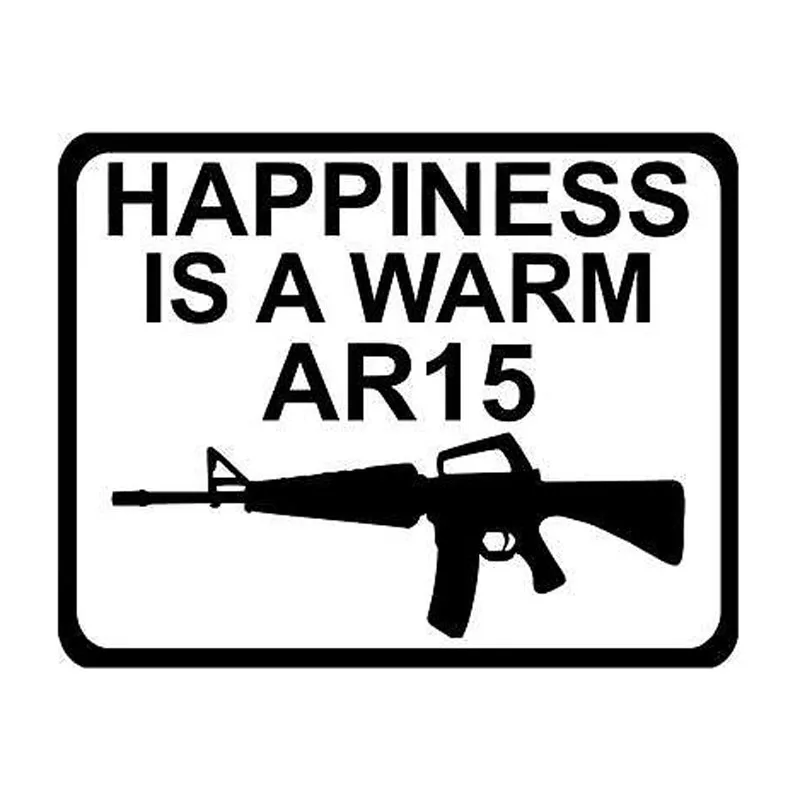 12 4X9 8 см счастливая тёплая наклейка AR15 стильная фотография автомобиля|car sticker|decals