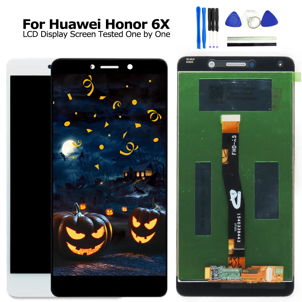 Для Huawei Honor 6X ЖК дисплей сенсорный экран с рамкой для GR5 2017 экран|tools display|screen touch5