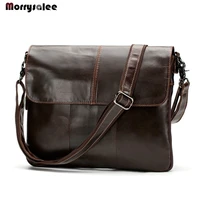 general leather mens bags mens shoulder bag messenger bag european and american business head layer of leather cow leather ml2