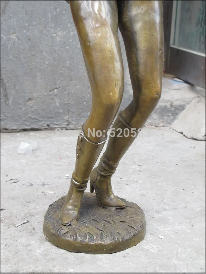 30 &quotЗападная ХУДОЖЕСТВЕННАЯ бронзовая скульптура сексуальная красавица