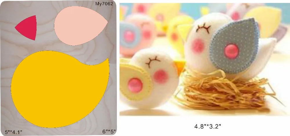 Новая деревянная форма для высечки птиц совместима с большинством машин | Дом и