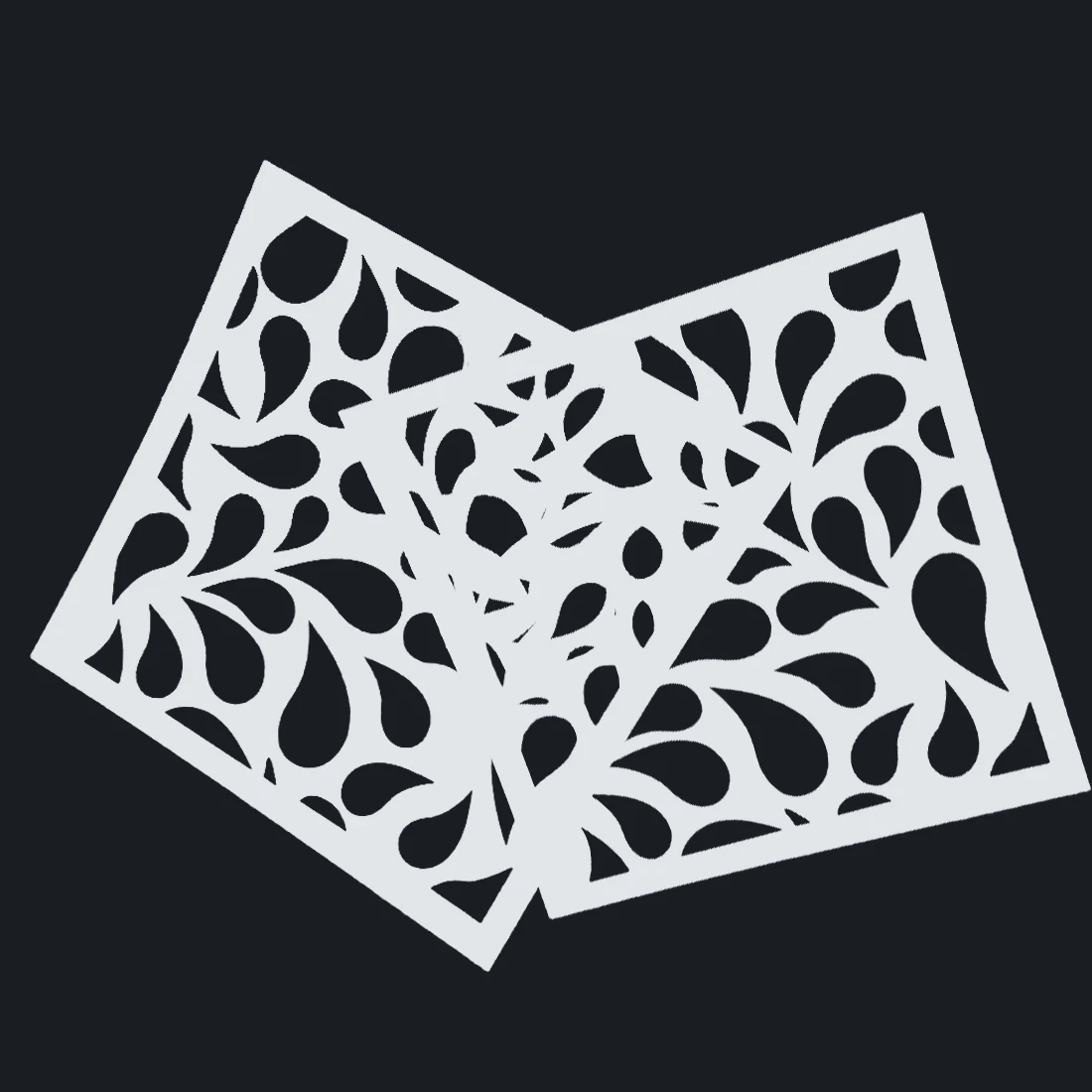 Пластиковые формы для торта из пены, трафареты бариста для украшения, форма для гирлянды - Цвет: Style 6