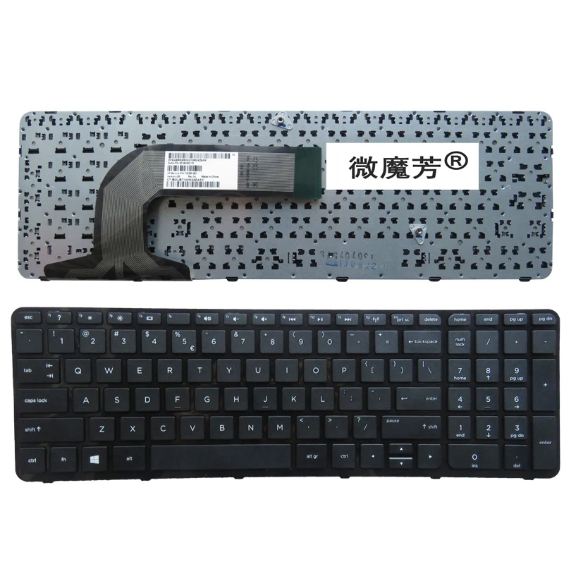 Новая Черная английская клавиатура для ноутбука HP PAVILION 17 17E 17E110DX 17E128CA 17N 725365-001 E