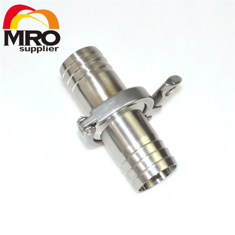 

1-3/4" 45MM Sanitary Hose Barb Ferrule +2" Tri Clamp + Silicone Gasket Stainless Steel SUS SS 304 Clamp Ferrule Hose SSHT45