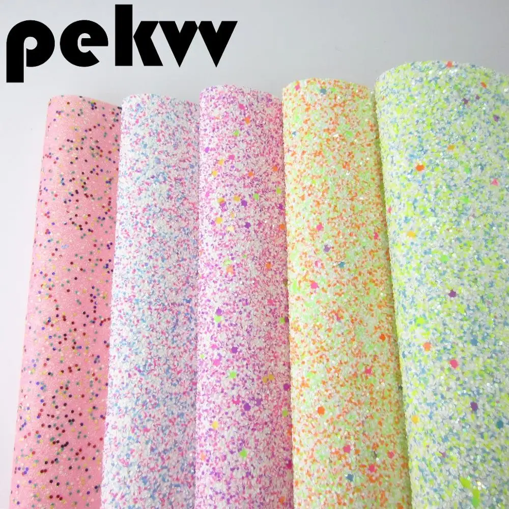 Смешанные цвета объемная кожа ткань набор простыней для волос бант рукоделия