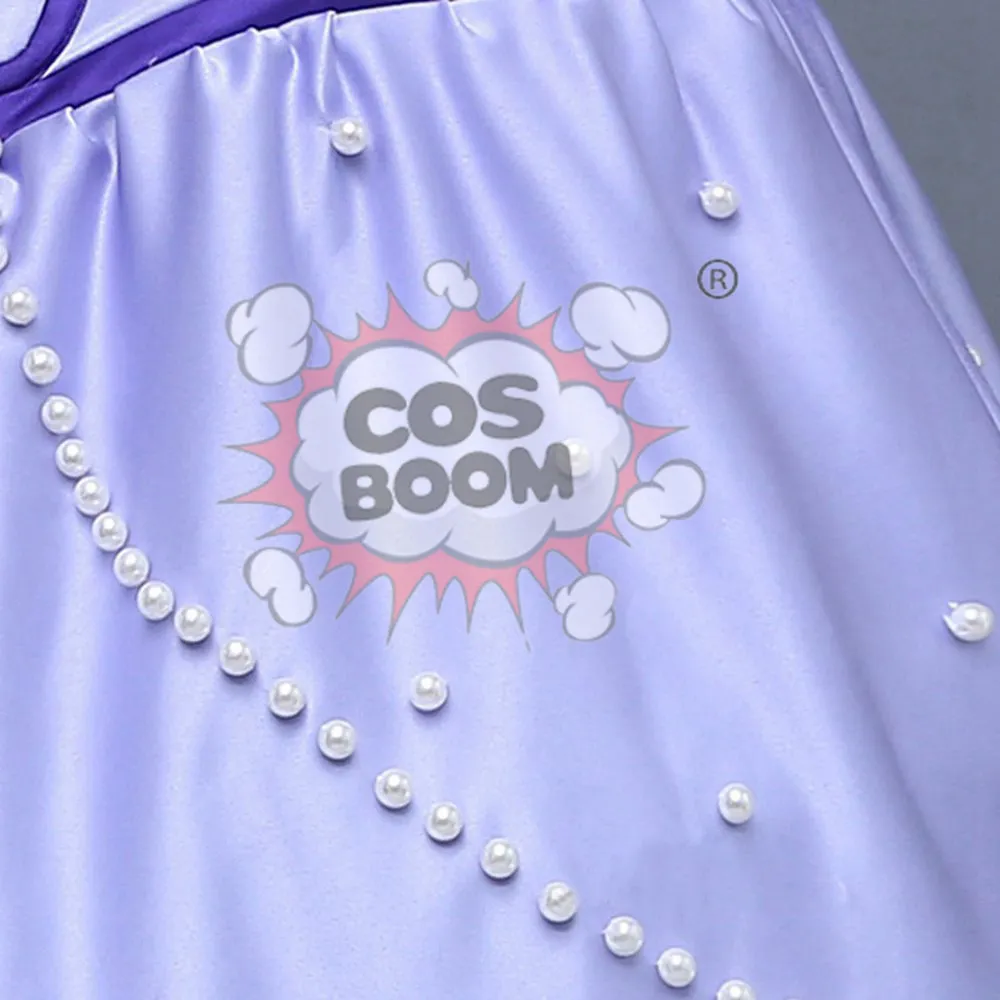 Платье принцессы Софии COSBOOM для взрослых первый карнавальный костюм на Хэллоуин |