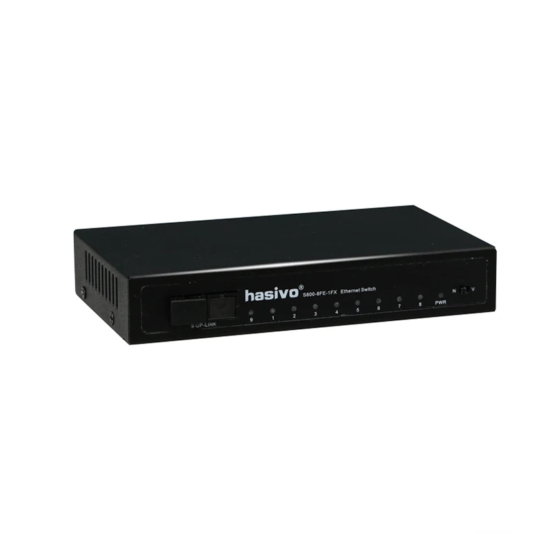 10/100M Fast Ethernet switch Fiber Optical Media Converter Single Mode 8*RJ45 UTP and 1*SC fiber Port | Компьютеры и офис