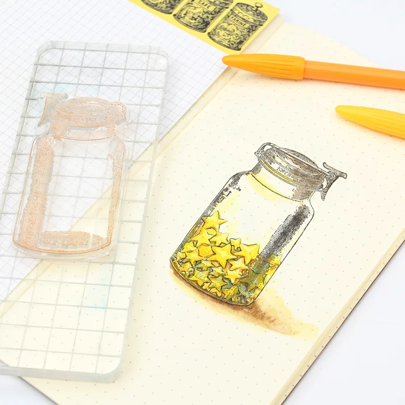 Кофе ясно марки старинные бутылки штампы для Записки DIY Фотоальбом украшения