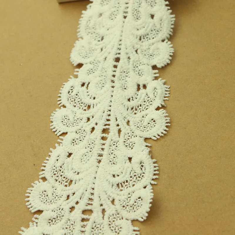 2 ярда 7 см хлопковая кружевная ткань сделай сам Цветочная подарочная лента