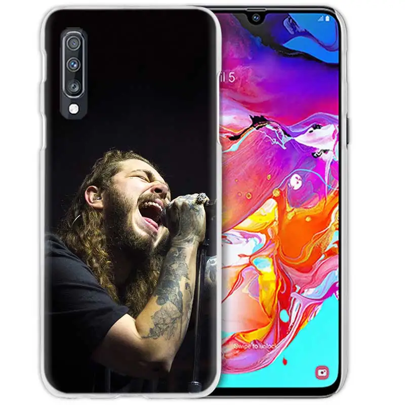 05 Post Malone чехол для samsung Galaxy A50 A70 A80 A20e A60 A40 A30 A20 A10 A8 A6 плюс A9 A7 Жесткий PC певцов чехол для телефона чехол - Color: 05