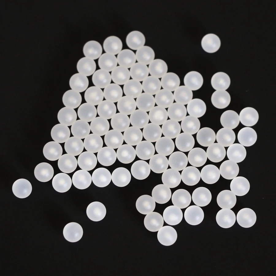 

6mm 500PCS Polypropylene ( PP ) Balls Solid Plastic Sphere for Ball Valves and Low Load Bearings