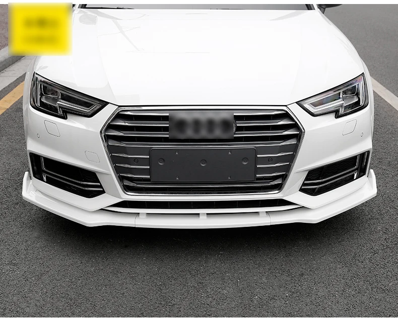 Карбоновая передняя губа для Audi A4 S4 B8.5(2013-) Facelifed Z стиль углеродного волокна/FRP переднего бампера губ(только подходит S4 бампер) Комплект кузова