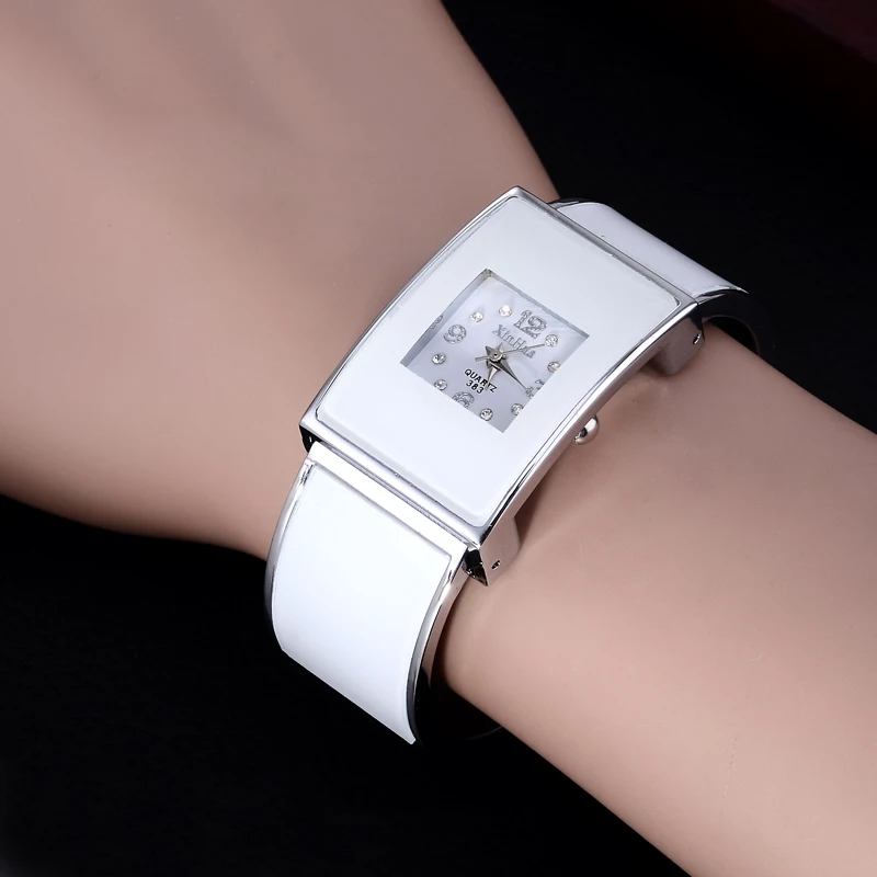 Часы Xinhua reloj mujer модные женские часы браслет роскошные прямоугольные из