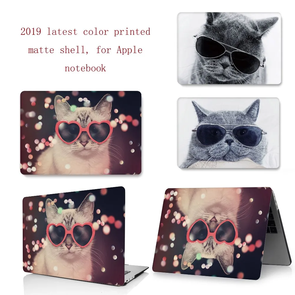 Новейший цветной печатный матовый чехол для Apple Macbook Air Pro Retina M1 Chip 11 12 13 15 16 дюймов
