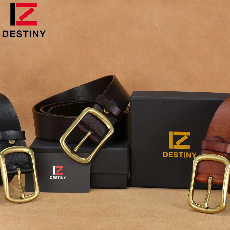 Судьба 100% натуральная кожа ремни для мужчин Роскошные известных брендов ремень