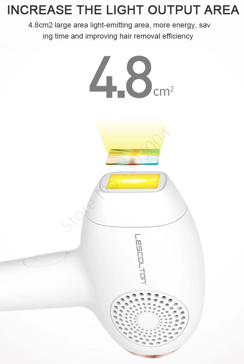 Lescolton IPL эпилятор, постоянное лазерное удаление волос с ЖК-дисплеем, лазерный триммер для бикини, фотоэпилятор