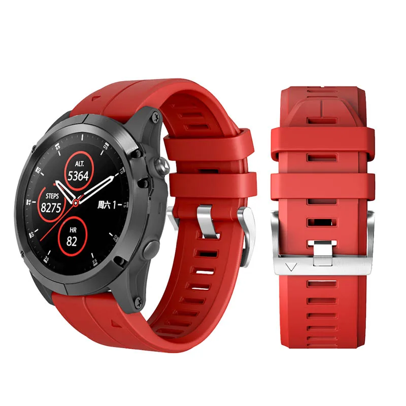 Силиконовый Браслет замена быстросъемный ремешок аксессуары для Garmin fenix 5/5
