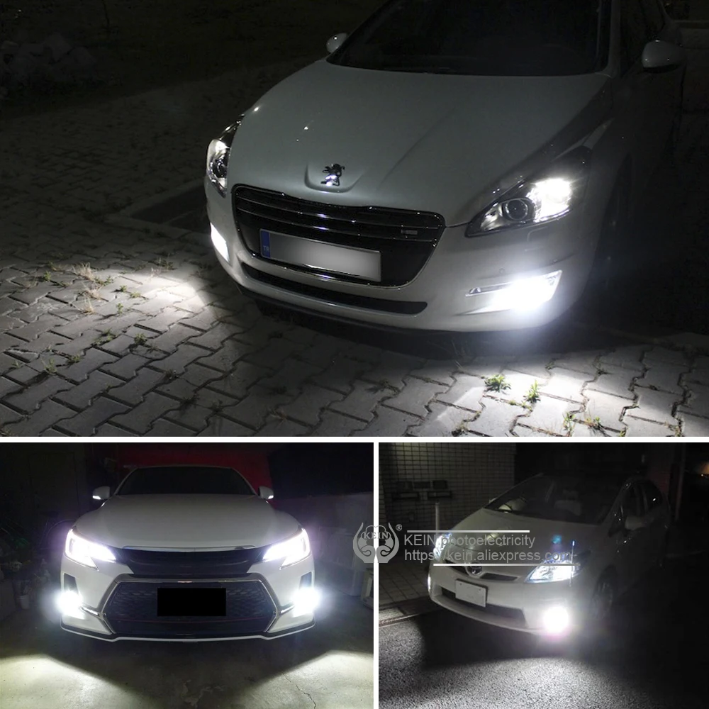 KEIN 2 шт. 36SMD P13W led H10 9005 9006 H8 H11 H16 HB3 HB4 H7 PY20d туман светильник Автомобильная
