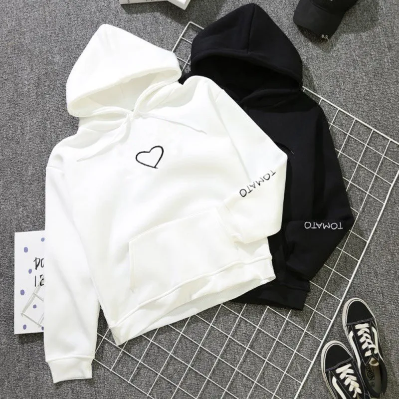 Women Loose Pullover Hoodies for Mens Unisex Hip Hop Street wear Sweatshirts Female Hoodie | Женская одежда
