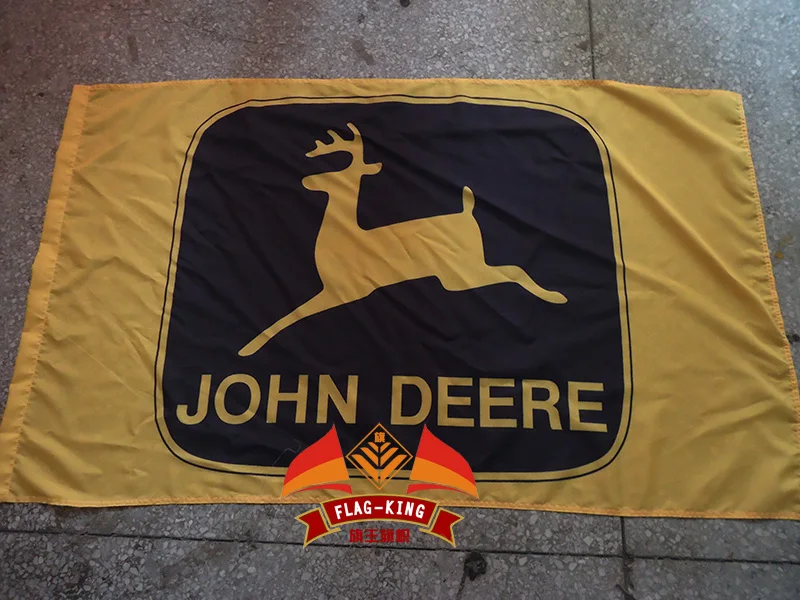 

Jone deer logo flag,Jone deer yellow club flag, 90*150CM polyster banner