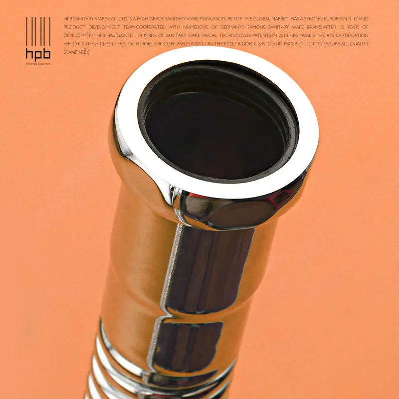 HPB латунный умывальник выдвижной дренажные трубы для воды на выходе ванная