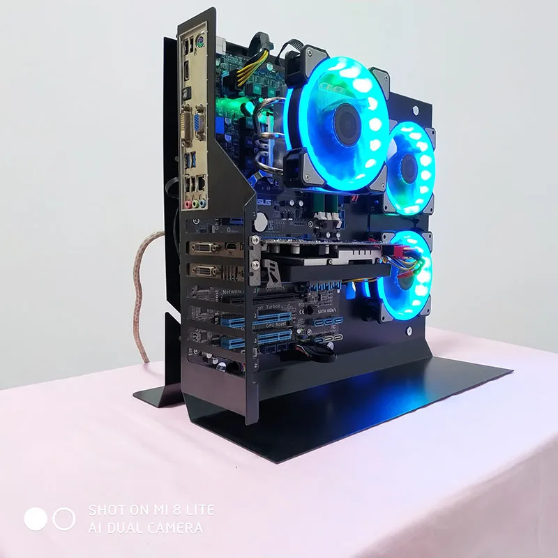 43*22*37 см DIY PC шасси в корпусе Персонализированная настольная вертикальная подставка водяного охлаждения ATX/Matx игровой хост-бокс gabinete computador