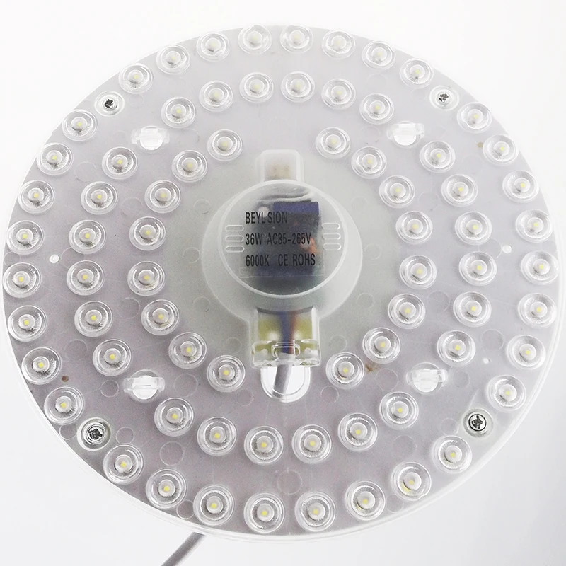 SMD2835 12 Вт, 20 Вт, 24 Вт, 36 Вт Светодиодный потолочный светильник с модулем, круглый светодиодный светильник, холодный белый Светодиодный светильник для помещений, лампа 110 В, 220 В, 85-265 в