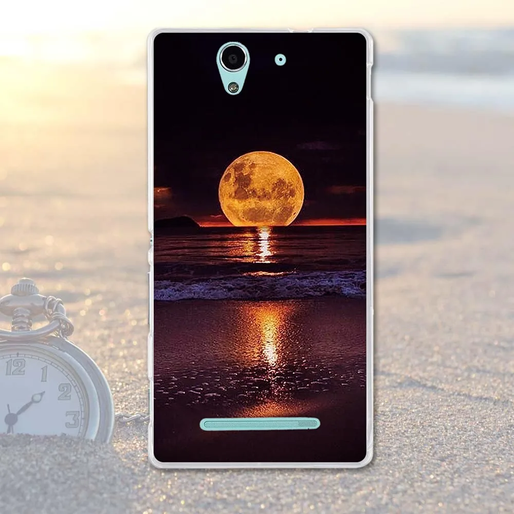 Чехол для телефона Sony Xperia C3 D2533 D2502 S55T S55U флип чехлы Dual S55T|case for sony xperia|case sonycase |