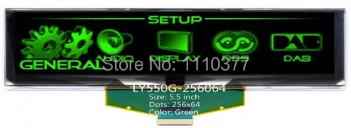 5 дюймовый 30PIN зеленый OLED ЖК экран SSD1322 Драйвер IC 256*64|lcd screen|oled lcdlcd oled |