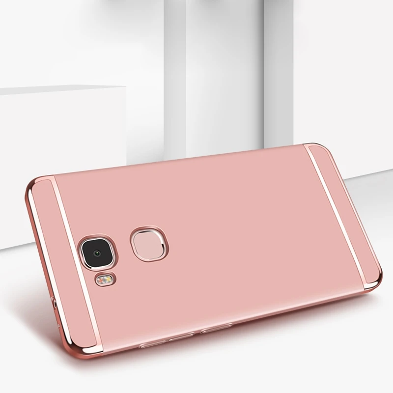 Luxury 3 in 1 Phone Case For Huawei Honor 5X 360 Degree Protect Hard Back Cover Ultra Thin Slim 5 X Women | Мобильные телефоны и