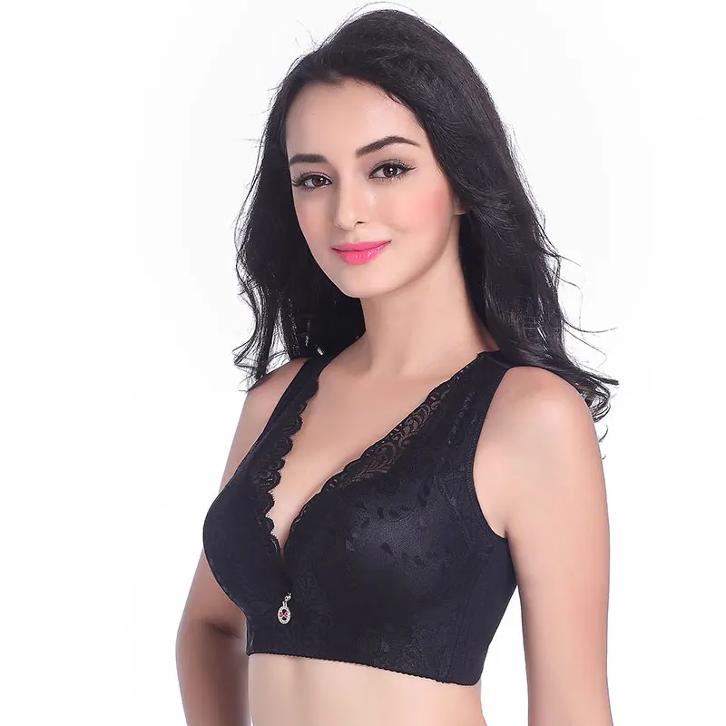 Женский бюстгальтер пуш ап с широкими лямками и пятирядными