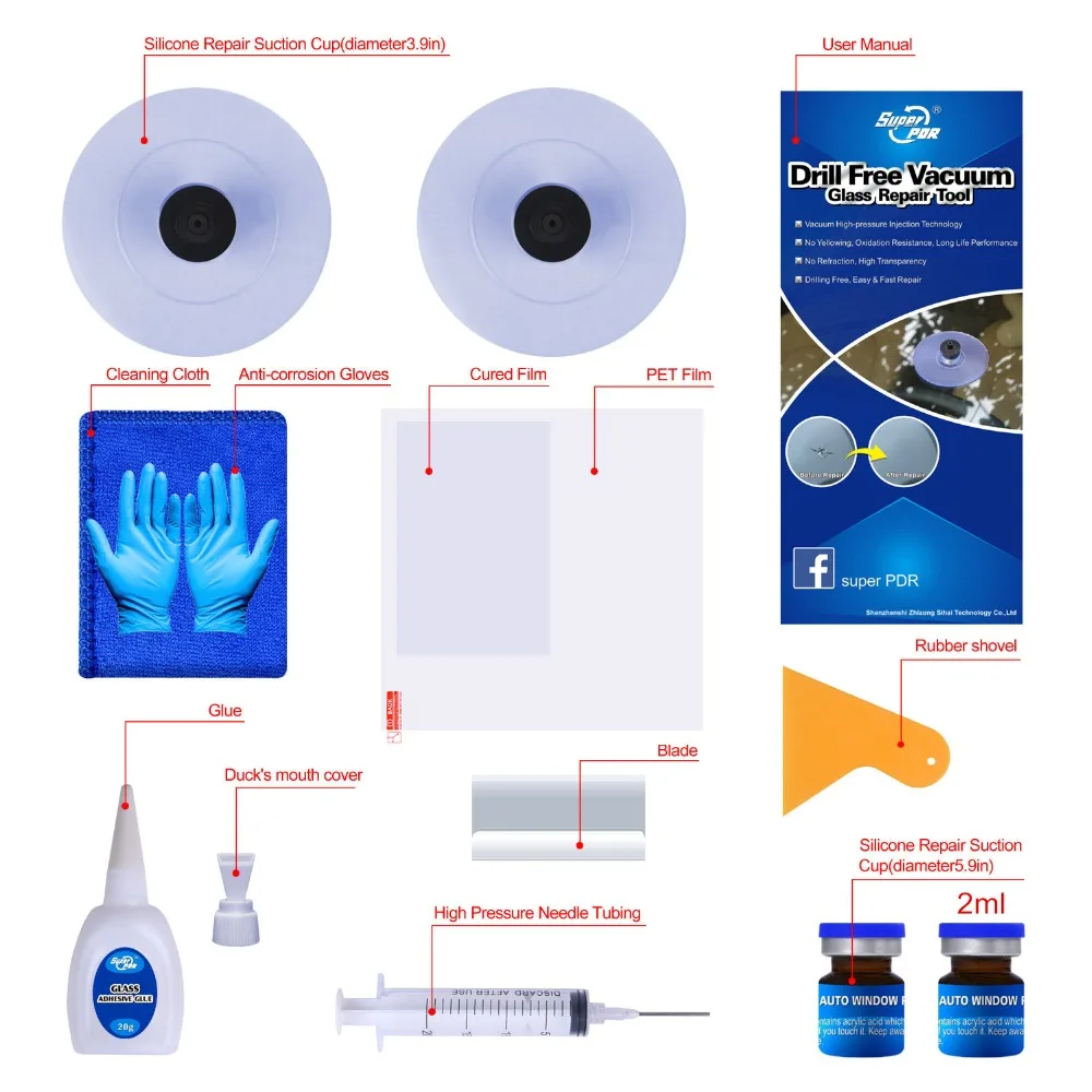 Высокое качество DIY Kit лобовое стекло автомобиля ремонт инструменты авто стекла