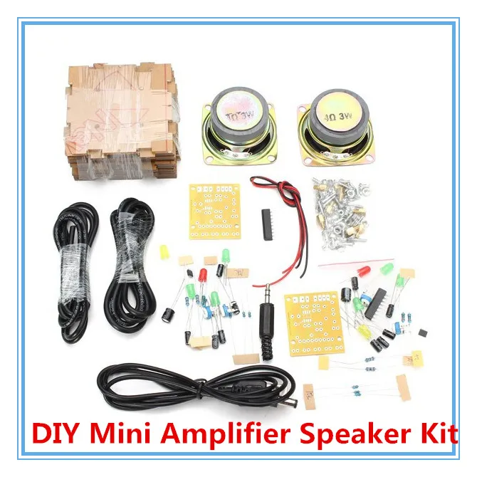 Новое поступление Компактный электронный 4-разрядный DIY цифровой светодиодный часы, набор для самостоятельной сборки светильник Управление Температура даты и времени Дисплей с прозрачный чехол