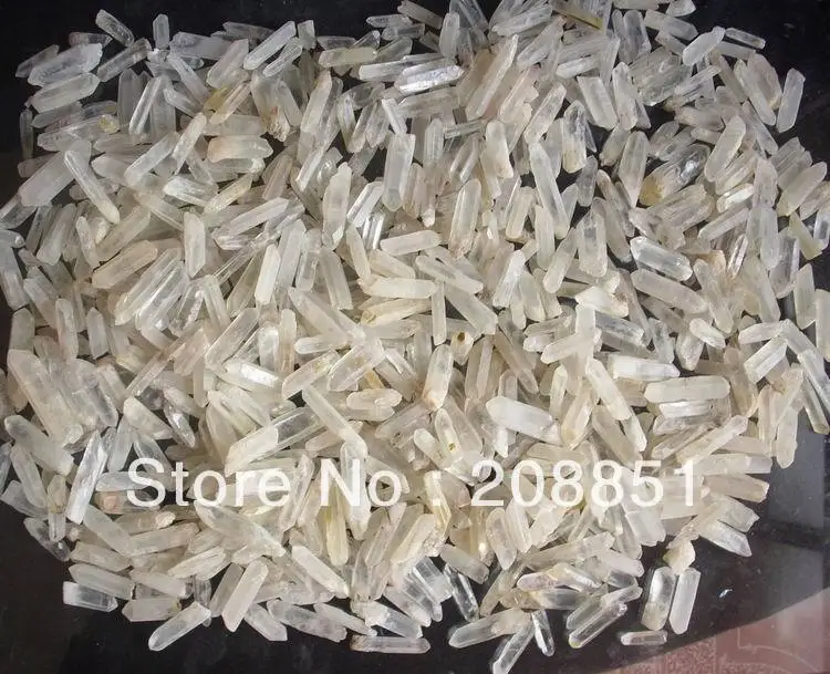 1 кг (2.2LB) необработанные натуральные маленькие прозрачные кварцевые хрустальные