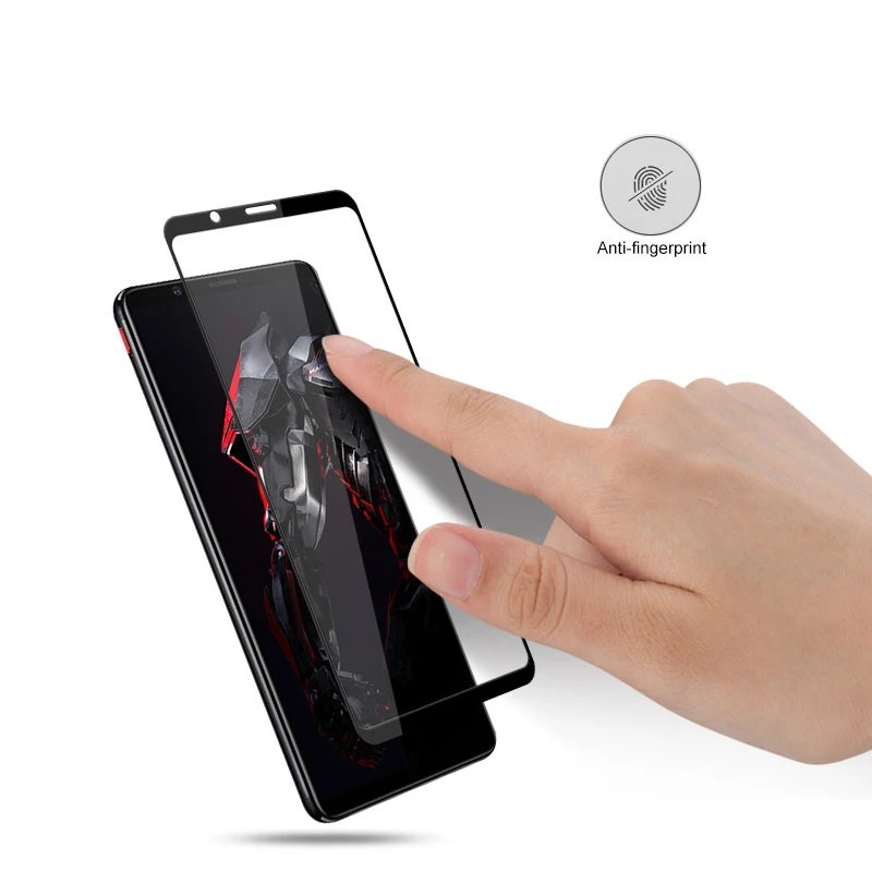 Полное покрытие закаленное стекло для ZTE Nubia Red Magic Mars Защитная пленка экрана
