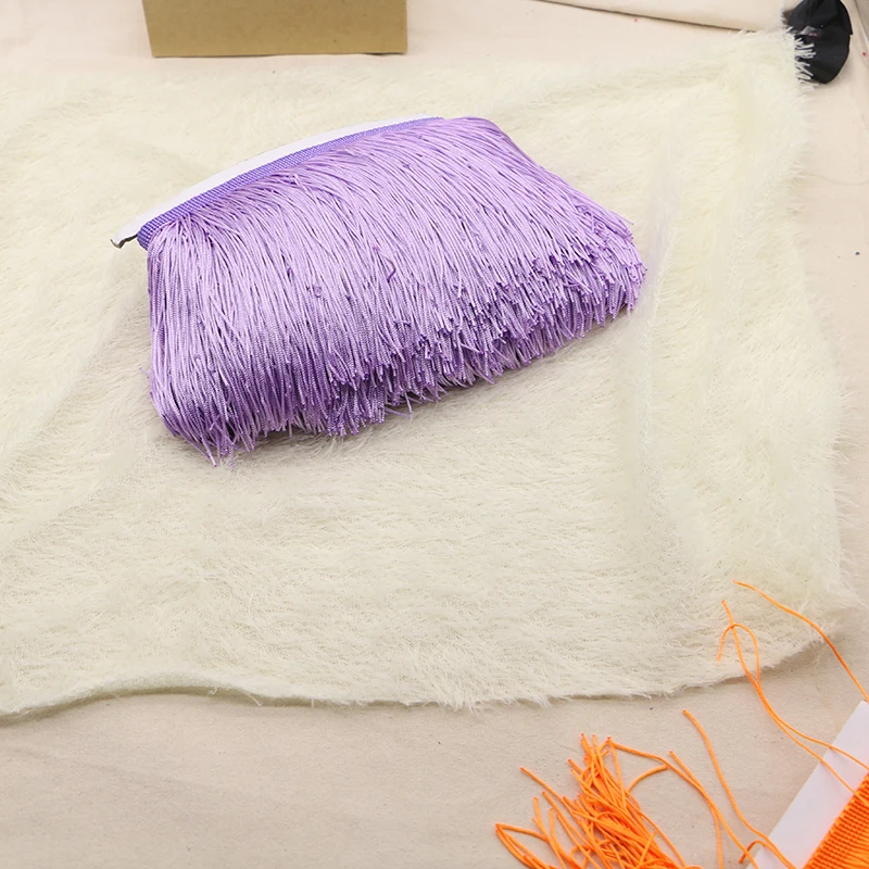 5 ярдов/партия 15 см ширина полиэстер кисточка кружевная бахрома отделка для