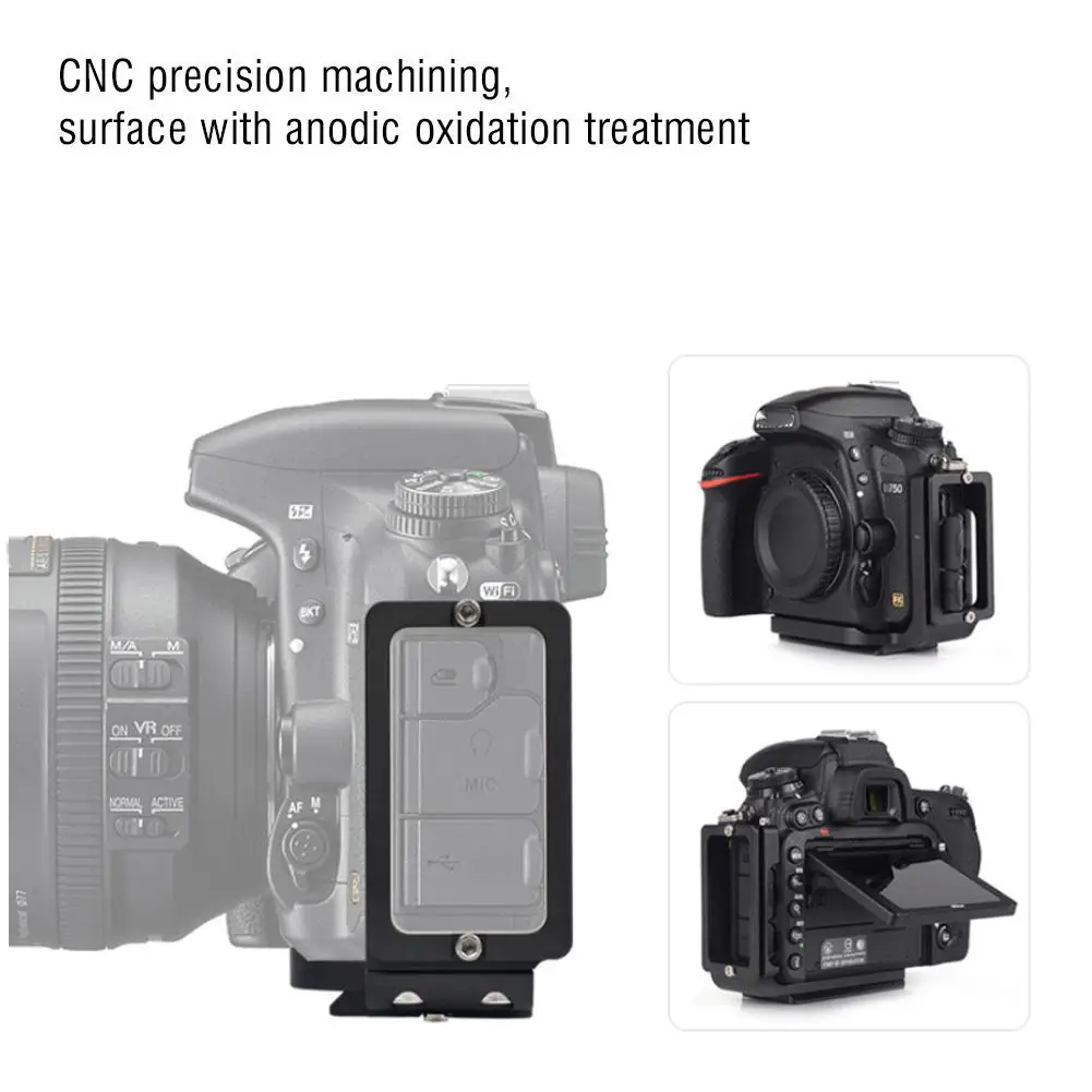 Быстрый выпуск QR L подставка на трех ножках кронштейн для Nikon D750 камера Arca Стандартный платформа распродажа