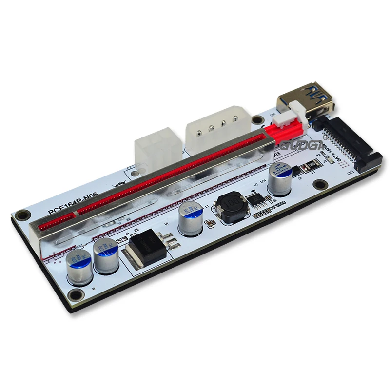 PCI-E Express 1X до 16X графический удлинитель карта расширения для майнинга Ethereum ETH