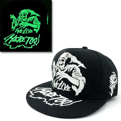 Модная женская и мужская флуоресцентная хип-хоп шляпа светящаяся Gorras Конопляный лист бейсболки флуоресцентные Casquette snapback парусиновая шляпа - Цвет: 007