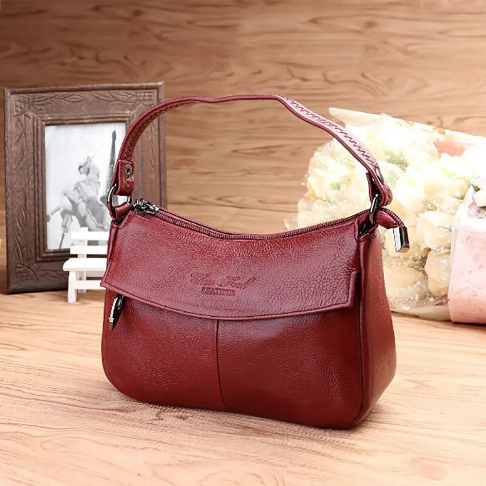 Сумка мессенджер женская из натуральной воловьей кожи саквояж на плечо для